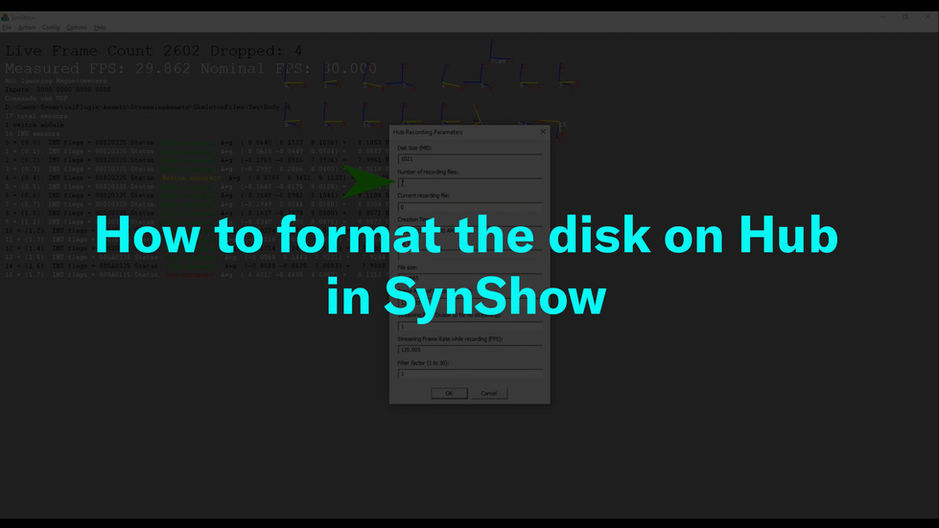 How to format the disk on Hub in SynShow